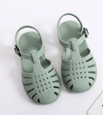 China Soft Non-slip Princess Shoes Kids Candy Jelly Beach Shoes Girl Kids Roman Casual Toddler Boys Slippers Summer Kids Gel Sandals for sale