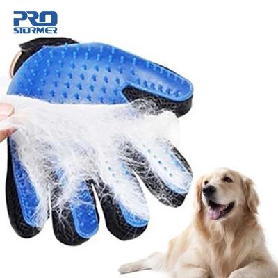 China Dog Pet Grooming Silicone Cats Brush Comb Deshedding Hair Dogs Bath Stabilized Feeds Animal Combs By PROSTORMER LGY022 for sale