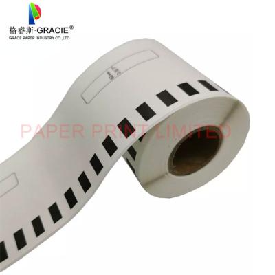 China Dk22251 Compatible Heat Sensitive DK 22251 - Black/Red On White Roll 6.2cm X 15.24m for sale