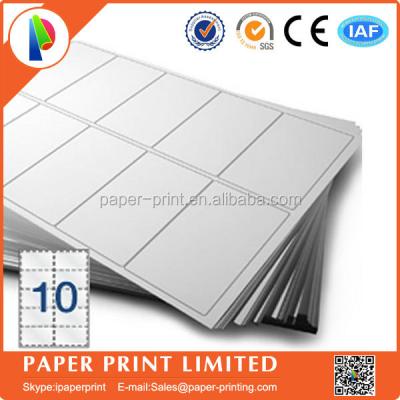 China Programmable with any L7173/J8173 label, self-adhesive blank A4 label paper, 10 labels/sheet 99.1 x 57mm compatible pen or pensil A4 99.1 57 for sale