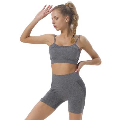 China 2022NEW Breathable Gym Fitness Sets Yoga Stretch Fitness Suit Training Wear Women Sexy Tracksuit Stylish Sportswear In Contrasting Colors for sale