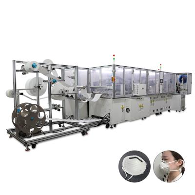 China N95 Make Body Face Mask Machine n95 Mask Cup Machine High Speed ​​Source Maker Automatic Mask Machine FFP3 Headband Cup Forming Machine for sale