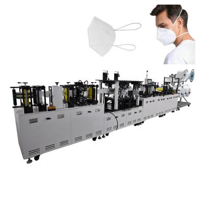 China Latest upgraded high production efficiency factory 60PCS/Min n95 mask machine kn95 surgical mask making machine blindfold kn95 mask machine for sale