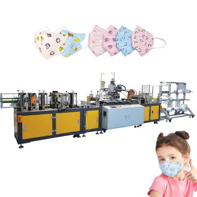 China Factory 2021 Automatic Disposable Children N95 Face Mask Machine KN95 Children Face Mask Making Machine Manufacturer for sale