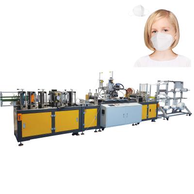 China Putianda Children KN95 Face Mask Ear Loop Full Automatic High Speed ​​Type 70-80/min Children Mask Machine Mask Production Line High Production Efficiency for sale