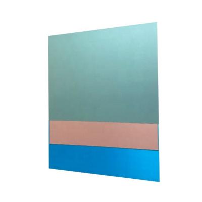 China Factory Wholesale Custom High Voltage Blue Aluminum Base Copper Clad Laminated Laminate Sheet for sale