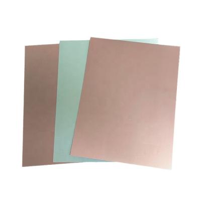 China Customiazable High Voltage Aluminum Core Scraps Copper Clad Laminates 1.55Mm Copper Clad Laminate Sheets Cem1 for sale