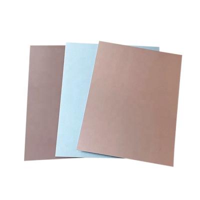 China Excellent quality custom copper high voltage laminate copper drop plate supplier clad laminate plate for led for sale