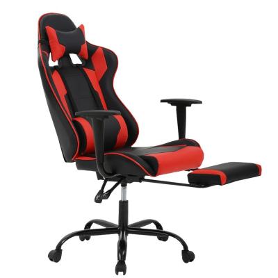 China Ergonomic office gaming chair (height) new design adjustable with footrest wcg gaming chair for sale