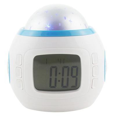 China Calendars Digital Projection Clock Countdown Timer Doze Alarm 12/24H Desktop Clock With Temperature Display for sale