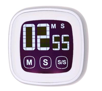 China Viable Electronic Timer with Light Touch Touch Screen Best for Fridge Timer for sale