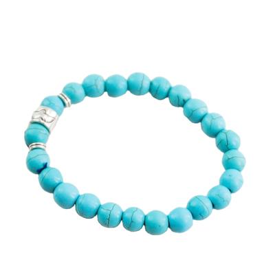 China Turquoise CLASSIC ethnic bracelet style elastic transfer beads jewelry accessories personality fashion wholesale for sale