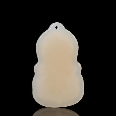 China Religious Natural Gold Inlaid Jade Hetian Pendant for sale