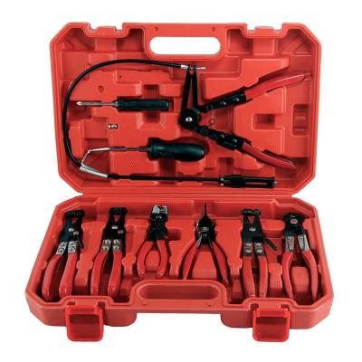 China Universal Automotive Wire Scope Long Driving Clamp Pliers Clipping Set DIY Tools 9PCS Driving Clamp Pliers Set for sale