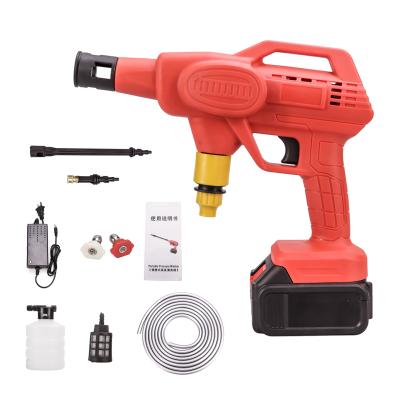 China Plastic& Total Copper Sprayer High Pressure Washer Gun Pressure Washer Pressure Washer Machine Lithium Battery Cordless Car Washer for sale