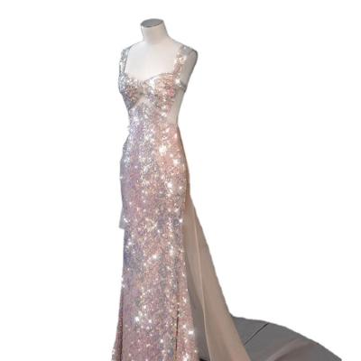 China 2023 New Arrivals Wholesale Dreamy Luxury Ball Gown Women Evening Dress Anti-Static for sale