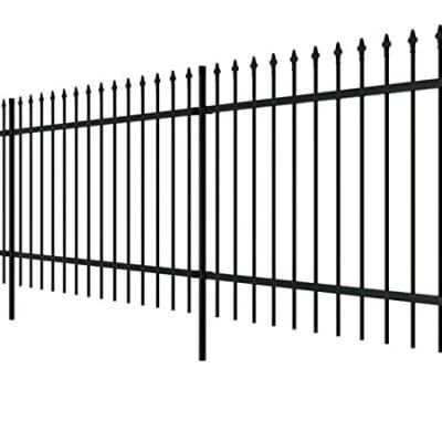 China High quality easily assembled villa security fence Zinc Steel Fence /high quality workmanship for garden/steel tube fence for sale