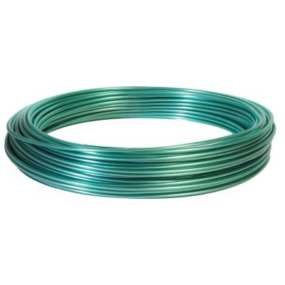 China Wholesale building material supplier PVC coated green iron wire from top manufacture for sale