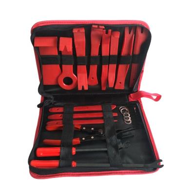 China Auto Door Clip Panel Trim Tool Kits for Newly Packaged Car Accessories 19 Car Stereo Disassembly and Refitting Tools, Panel Repair Pry Panel Buckle Rubber Driver interior door for sale