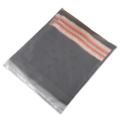 China Matte Frosted Zipper Bag Socks Pe Recyclable Custom Plastic Zipper Bag Clear Underwear Apparel Packing Plastic Bag for sale