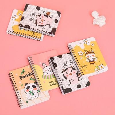 China Topsthink Cheap A6 Recyclable Wholesale Personalized Kawaii Cartoon Daily Spiral Notebook for sale