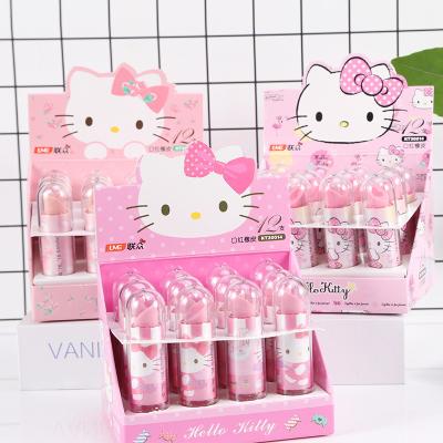 China Topsthink Kids Rubber Eraser School Supplies Hello Kitty Lipstick Design Student Office Eraser Eraser for sale