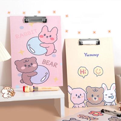 China Custom School +Home+Office+Public Area Clipboard A4 Clipboard Clipboard Cute Topsthink Clip Cartoon Pattern for sale