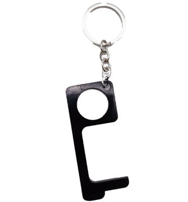 China Business Gifts Custom Key Opener No Touch EDC Antimicrobial Door Key Chain Key Chain for sale