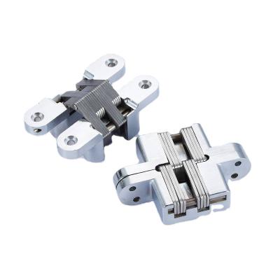 China Modern Design Style Boutique 3D Modern Furniture Door Hinges 180 Degree Concealed Cabinet Hinges for sale