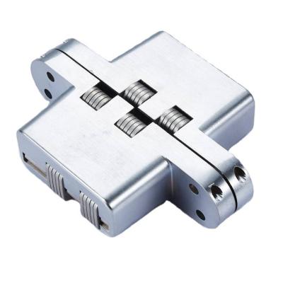 China Easy Adjustable Stainless Steel Cabinet Hinge 3D Door Furniture Concealed Hinges for sale