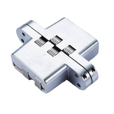 China Modern Adjustable Hidden Hinge 3D Hinge Concealed Door Cross Concealed Hinge for sale