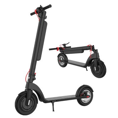 China Europe Germany Warehouse 10Inch Tire Motor 350w 2 Wheel Unisex Kick Folding Foldable Adults Pure Electric Scooter E for sale