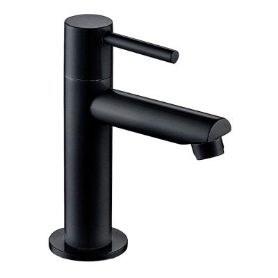 China Metered Faucets Adjust Water Fall Pattern Tap Plastic New Pattern Rotation Bathroom Sink Touchless Basin Mixer Black for sale