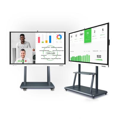 中国 Classroom 65 UHD Electronic Smart Interactive Whiteboard With Camera And Microphone For Video Conference System And Education 販売のため