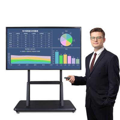 China School teaching and interactive vision board 4K JMSX HD LCD touch screen panel smart android pizarras for school for sale