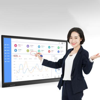 China 75 Inch Electric Active Interactive Smart Panel Electrostatic Whiteboard 75Inch for sale