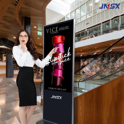 China portable outdoor price hologram led screen digital signage display for mailing mall advertising mobile equipment kiosk 75inch en venta