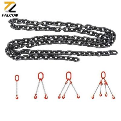 China Multifunctional flexible alloy steel G80 drag 2t 7*21 alloy g80 cheap galvanized load chain for sale