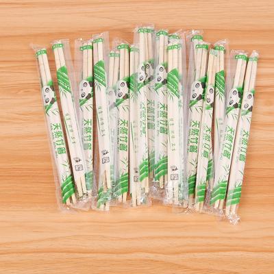 China Viable Wholesale Factory Bamboo Chopsticks Accept Logo Disposable Round Bamboo Chopsticks Customized for sale