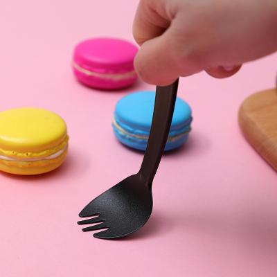 China GreenWorks Fruit Picking Plastic Fruit Picking Fork GreenWorks White Eco-friendly Recyclable Disposable Plastic Cutlery Disposable Sample for sale