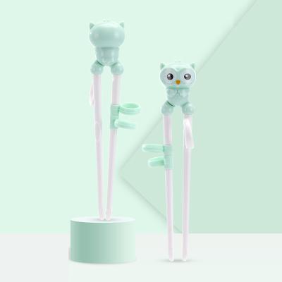 China New Product Disposable Custom Silicone Animal Bamboo Chopstick Kids Study Decorative Silicone Kids Chopsticks for sale