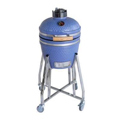 China The Easily Assembled Mid-Height Kamodo 16 Inch Quality Ceramic Grid Kamado for sale