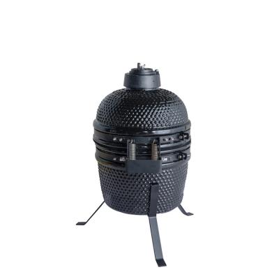 China Sale Black Hot Egg Ceramic Grill From China High Quality Ceramic Outdoor Kamado BBQ Grill Easily Assembled 12.7