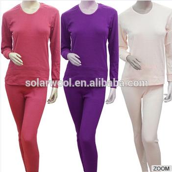 China Antibacterial Breathable Winter Long Sleeves 100% Merino Wool Thermal Underwear Baselayer for sale