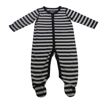 China 100% Solarwool Merino Stripe Pattern Sleeveless Baby Overalls for sale