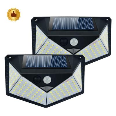 China Garden 110 LED 3 Modes High Bright Outdoor Solar Motion Sensor Lamp Wall Lights Garden for sale