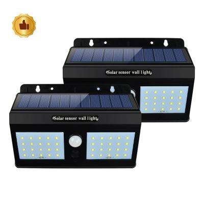 China Lighting Factory Price Waterproof 40/60/80 LED Outdoor Lights Motion Sensor Solar Wall Light for sale