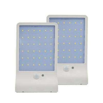 China ABS 600LM IP65 Waterproof Solar Ultrathin LED Wall Light Outdoor Home Wall Lamp for sale