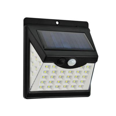 China New Product 40 LED Super Bright Solar Garden Lights IP65 LED Waterproof Home Outdoor Solar Wall Lamp for sale