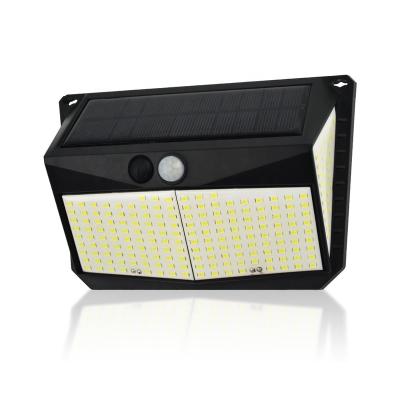 China High Quality Outdoor Waterproof Wall Light 228 Led PIR Solar Powered Motion Sensor House Garden Yard Lights for sale